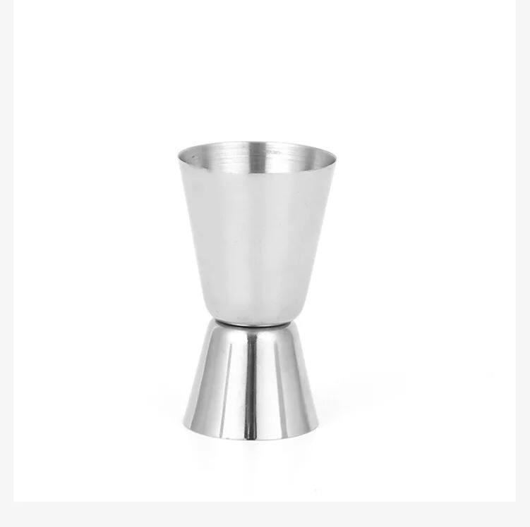 High Quality Customized Logo Double-End Stainless Steel Measuring Jigger Cup for Bar supplier