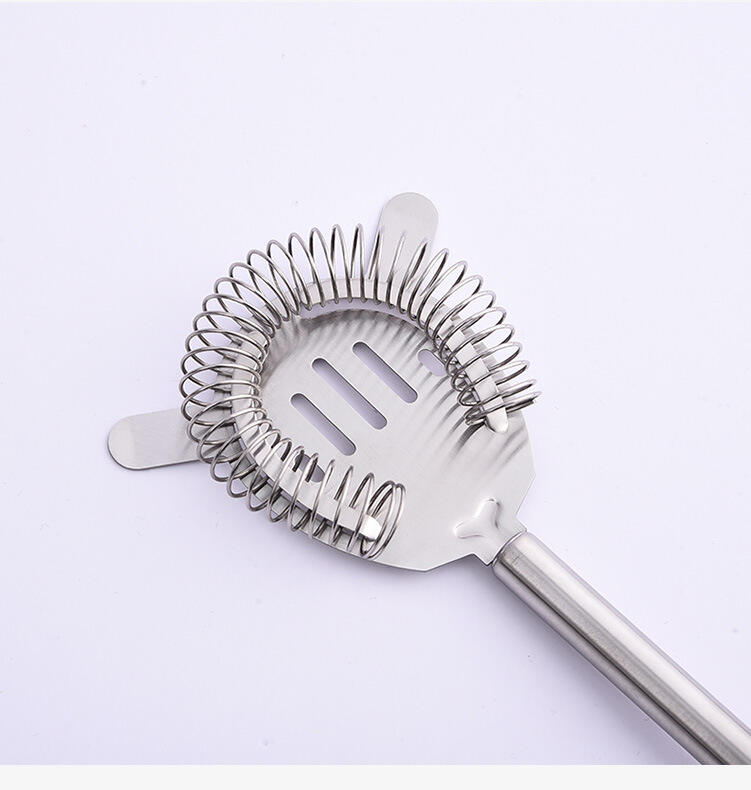 Wholesale High Quality Bar Tool Customizable Logo Stainless Steel Ice Filter Ice Strainer factory