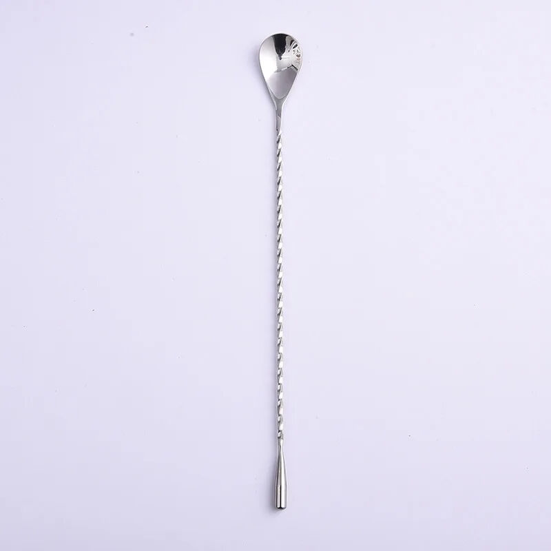 Bar Tool Multi-function Customizable Long Handle Stainless Steel Thread Bar Spoon for Bar supplier