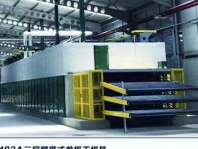 वीनियर ड्रायर लाइन कॉन्फ़िगरेशन का पाइलवुड उत्पादन में थ्रूपुट पर क्या प्रभाव पड़ता है