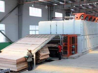 Working principle of veneer dryer