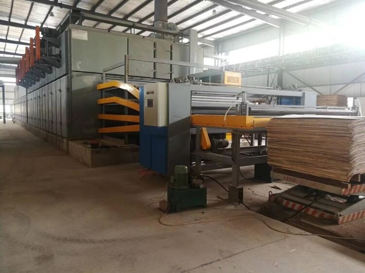 4 layers roller veneer dryer factory