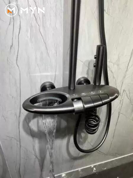 New UFO Thermostatic Shower System With 4 Independent Buttons And 4 Water Outlet Modes details