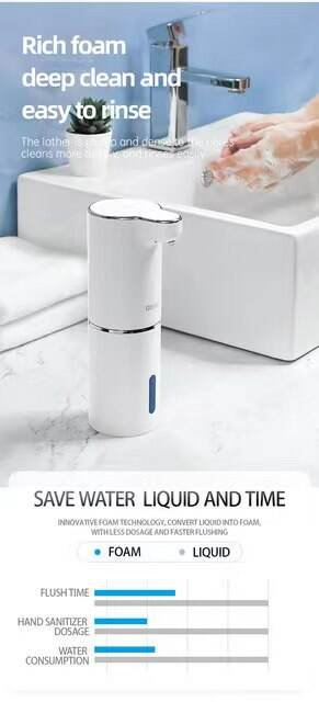 Automatic Liquid Soap Dispenser Touchless Sensor Bathroom Smart Foam Machine 280ML Infrared Liquid Soap Dispenser Pump Container supplier