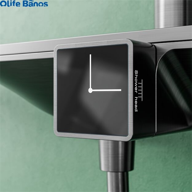 Olife Banos Rainfalll Hot And Cold  Sprinkler Shower System With Shower Head And Shelf