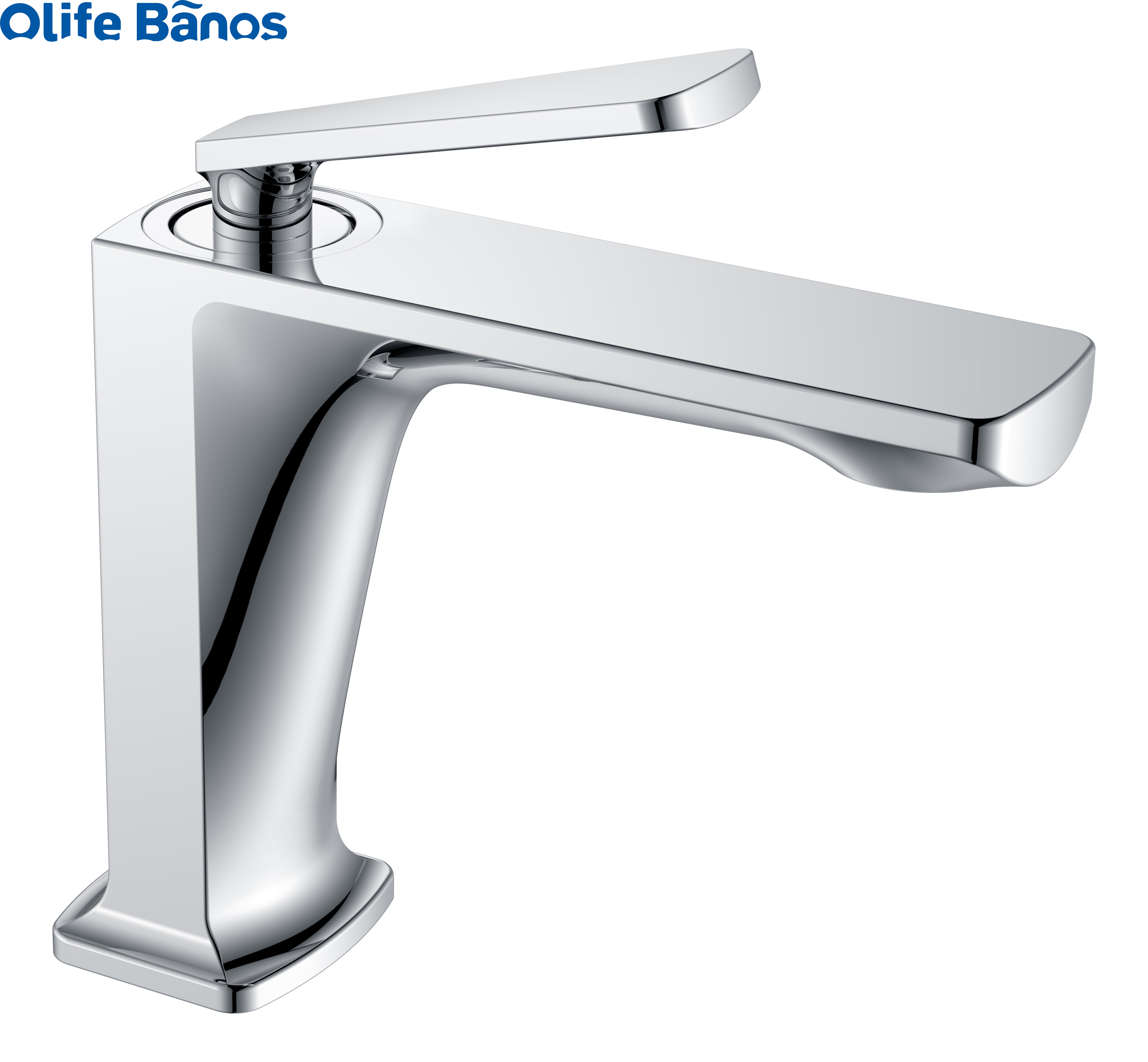 SUS304 stainless steel washbasin above counter basin faucet Button Handle single cold water  basin faucet