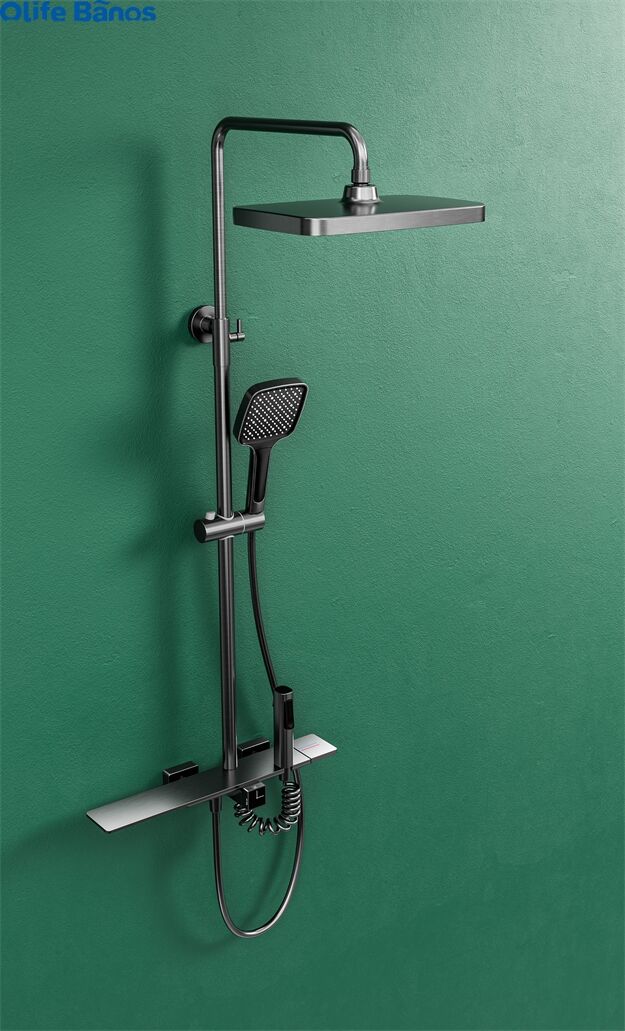 Olife Banos Rainfalll Hot And Cold  Sprinkler Shower System With Shower Head And Shelf manufacture