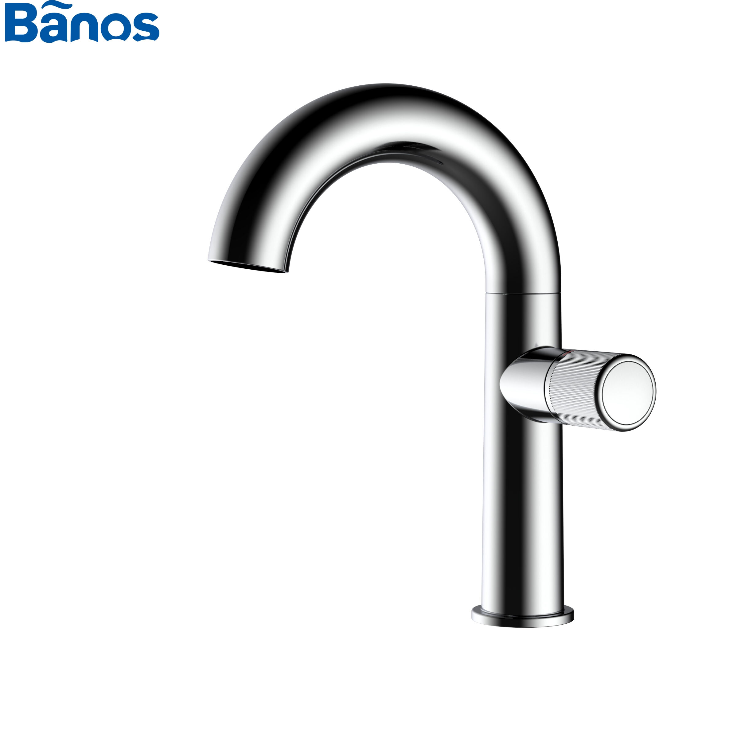 Bathroom Hot sale 304 Stainless Steel Basin Faucet  Single Hole Single Handle Chrome Basin Mixer Faucet