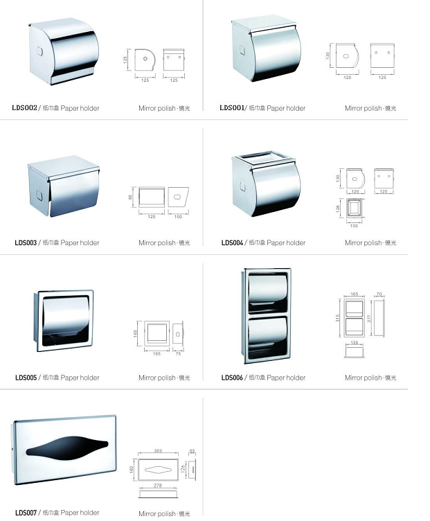 2023 Hotel Project Gunmetal Color  Modern Sanitary Fittings Bathroom Accessories set Tissue Holder supplier