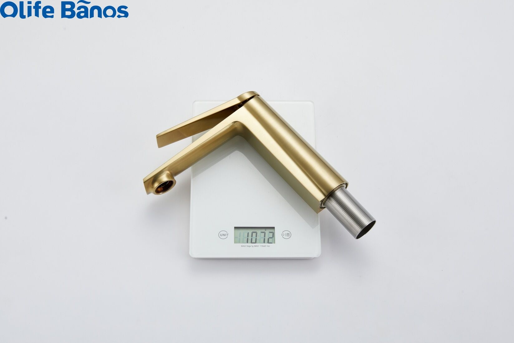 High quality  Matt brush gold color lavatory brass Material luxury style Kaiping city basin faucet manufacture