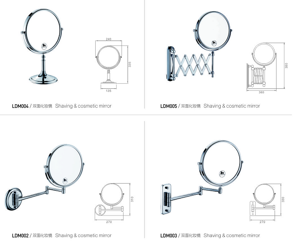 2023 Modern Eco-Friendly  Kaiping Manufacturer Chrome Bathroom Luxury Accessories 5 Pcs  Toilet Brush details