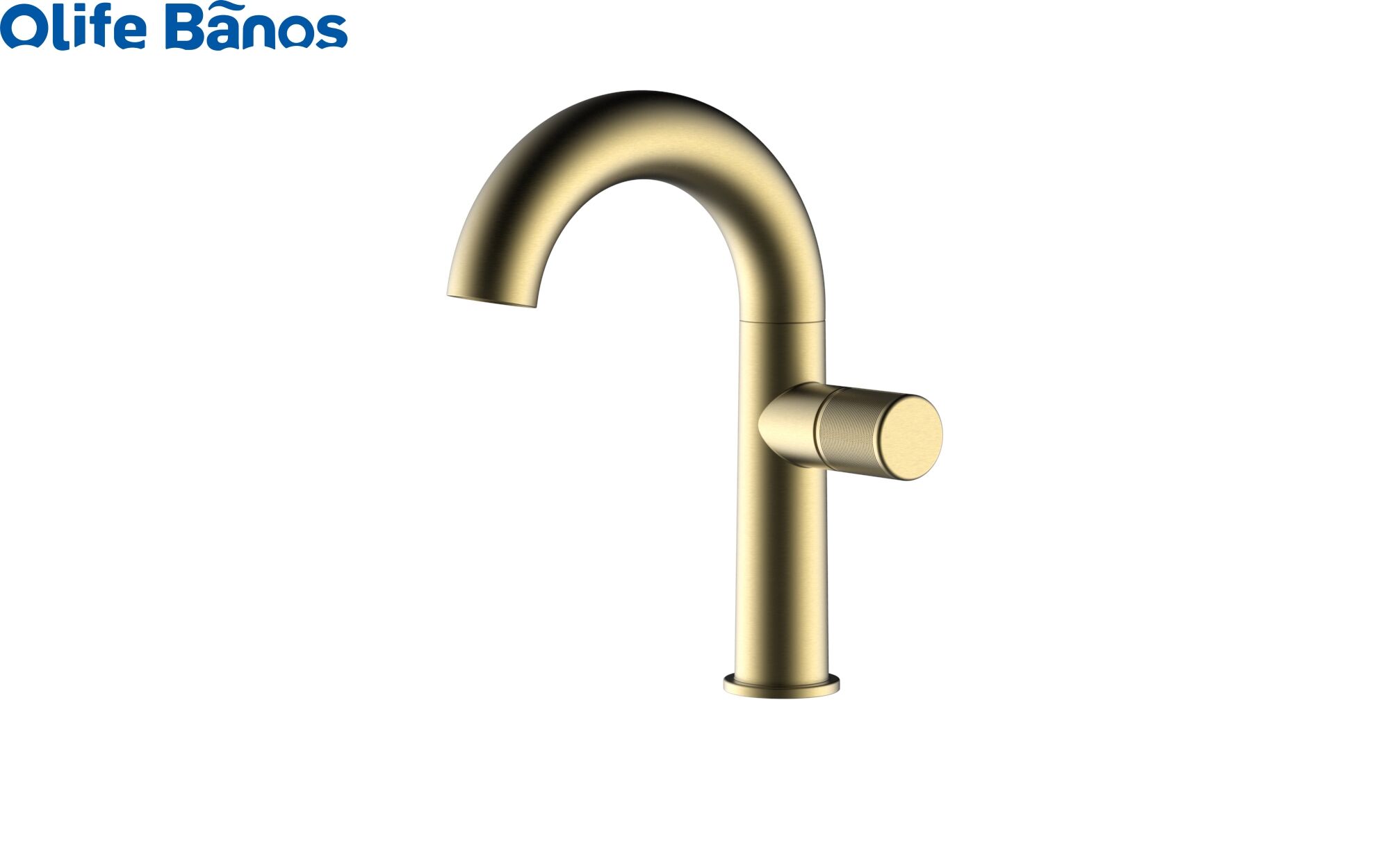 Modern Deck Mounted White Brass Single Hole Hot And Cold Water Round Basin Faucet supplier