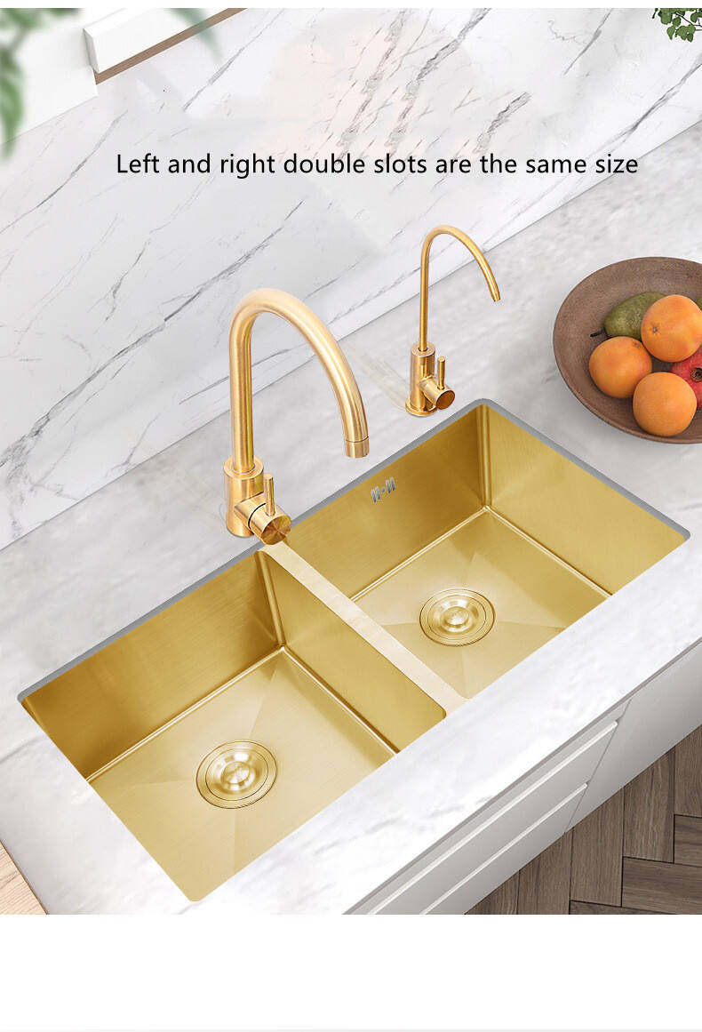 Gudsink kichen sink gold nano 304 kitchen workstation built-in layer topmount amazon double  bowl kitchen sink details