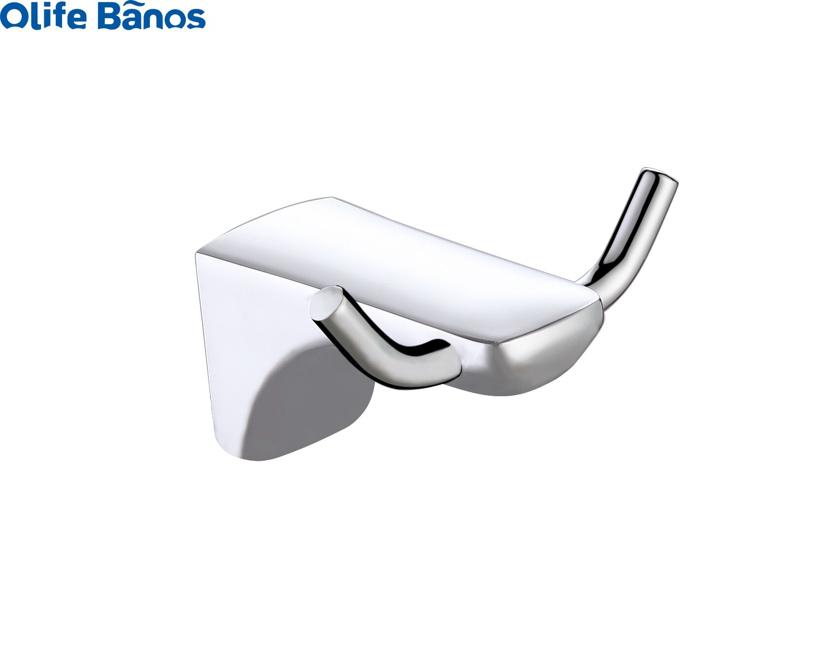 Olife banos high end chrome brass base stainless steel washroom bathroom accessories mouthwash cup rack holder for home supplier