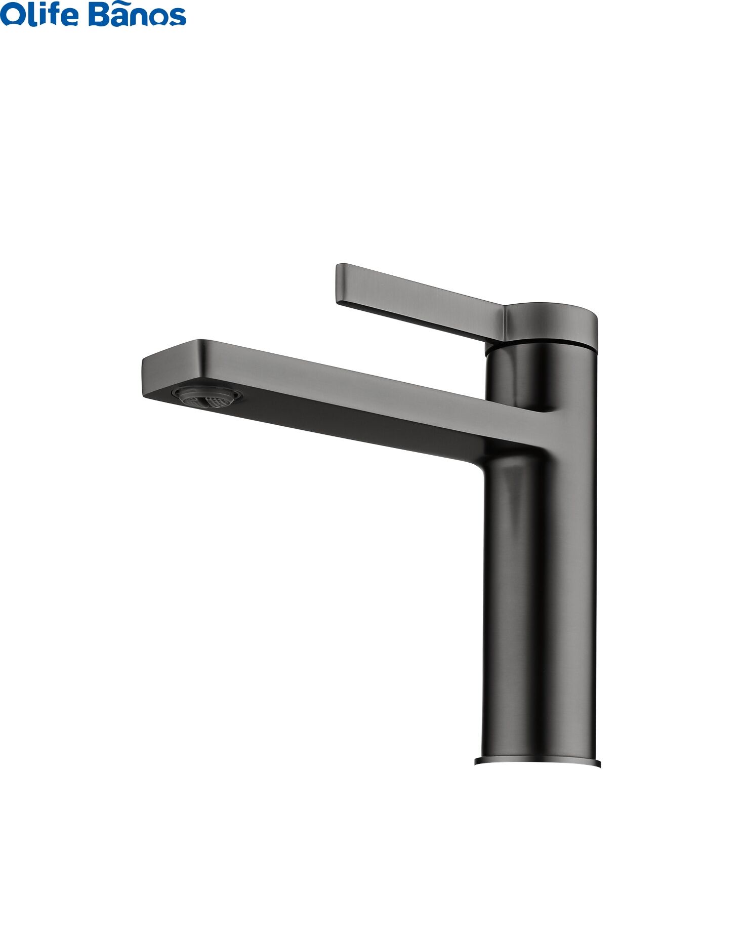 Olife Banos Single Handle  Modern Designed Brass Basin Mixer Bathroom Sink Washbasin Gun Gray Black Chrome Basin Faucets manufacture