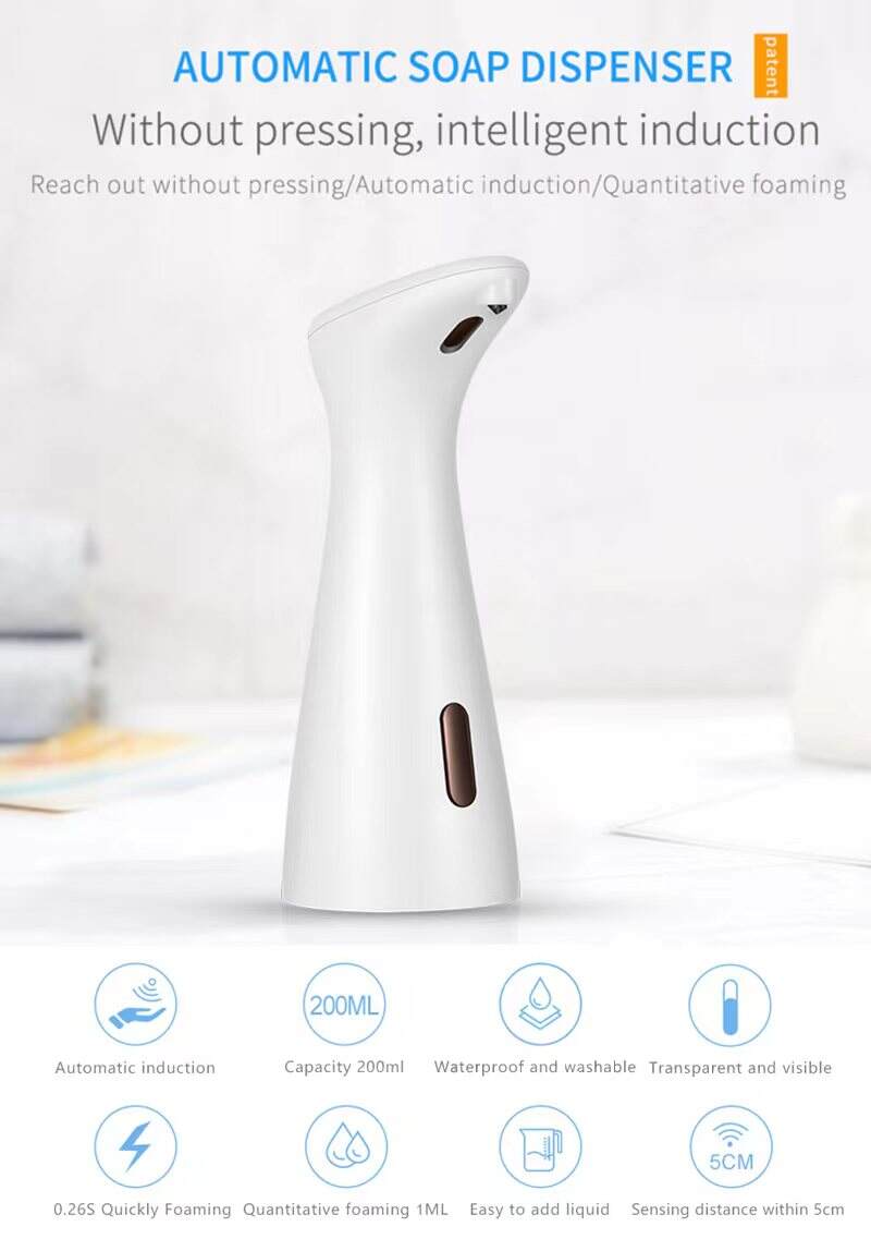 Automatic Soap Dispenser Electric Touchless Infrared Sensor Soap Dispenser Kitchen Bathroom Dish Liquid Auto Hand Soap Dispenser details