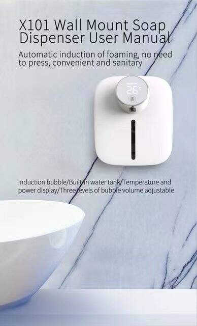 Automatic Foam Soap Dispensers For Bathroom Smart Washing Hand Machine With USB Charging Three Colors High Quality ABS Material supplier