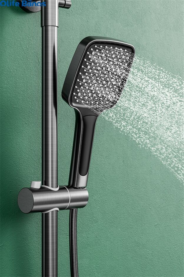 Olife Banos Rainfalll Hot And Cold  Sprinkler Shower System With Shower Head And Shelf details