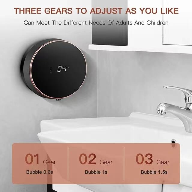 Black Sensor Non-contact Liquid Soap Dispenser for Kitchen Automatic Washing Hand Machine Washer Shampoo Detergent Dispenser manufacture