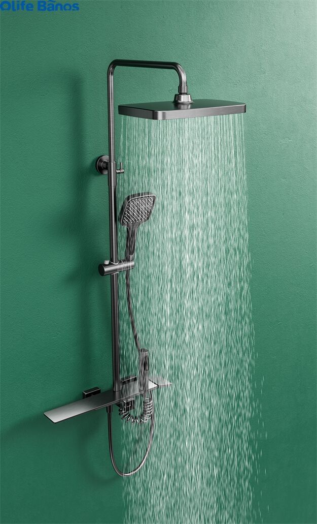 Olife Banos Rainfalll Hot And Cold  Sprinkler Shower System With Shower Head And Shelf manufacture