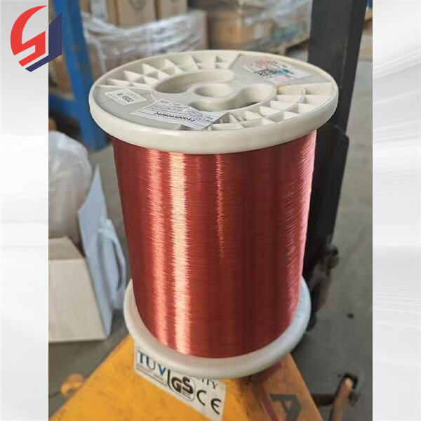 What are the advantages of using enameled copper clad aluminum wire