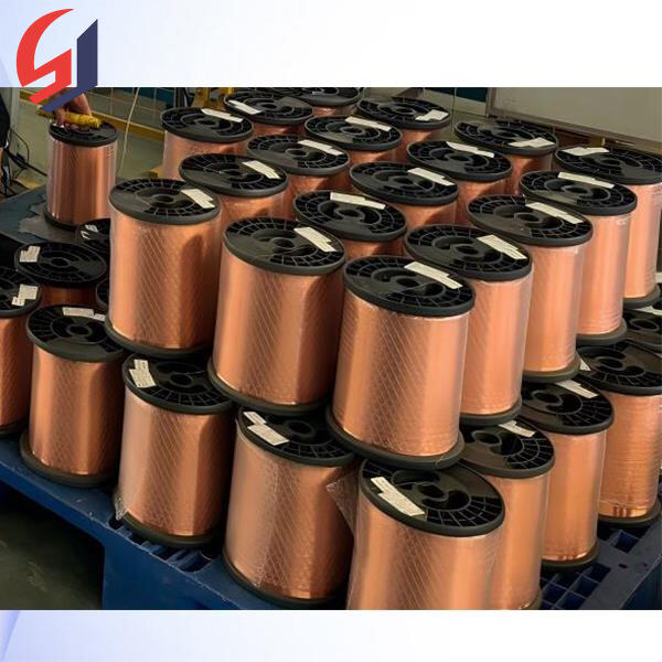 احصل على سلك نحاسي مطلي مستطيل عالي الجودة بأسعار تنافسية