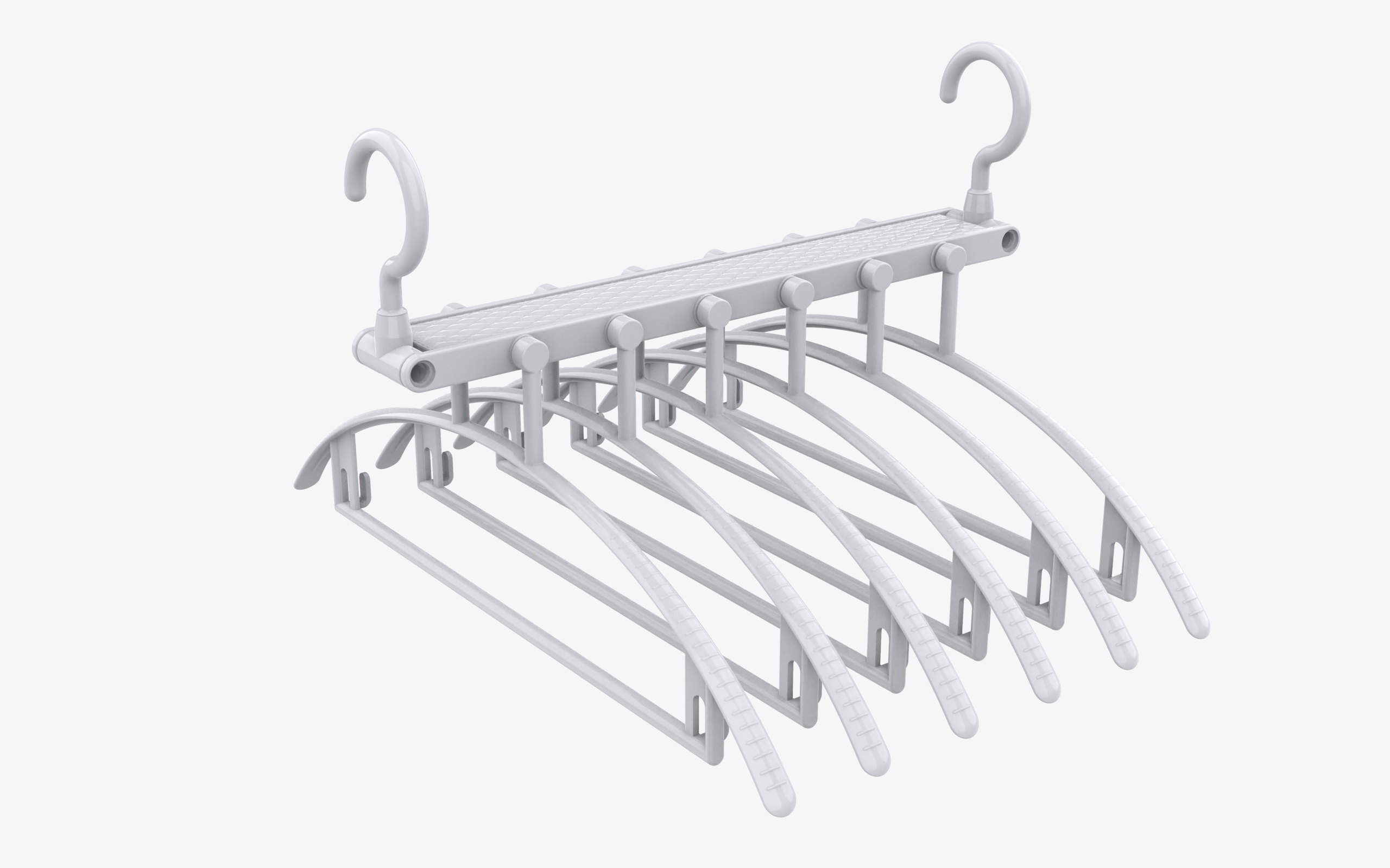 SOLELY SY888 6 Layer Big Arc clothes hanger save space supplier