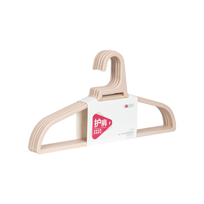 SOLELY SY918 18"Wrinkle-free Heavy Duty Giant Plastic Hanger with Lingerie and Accessory Hook details