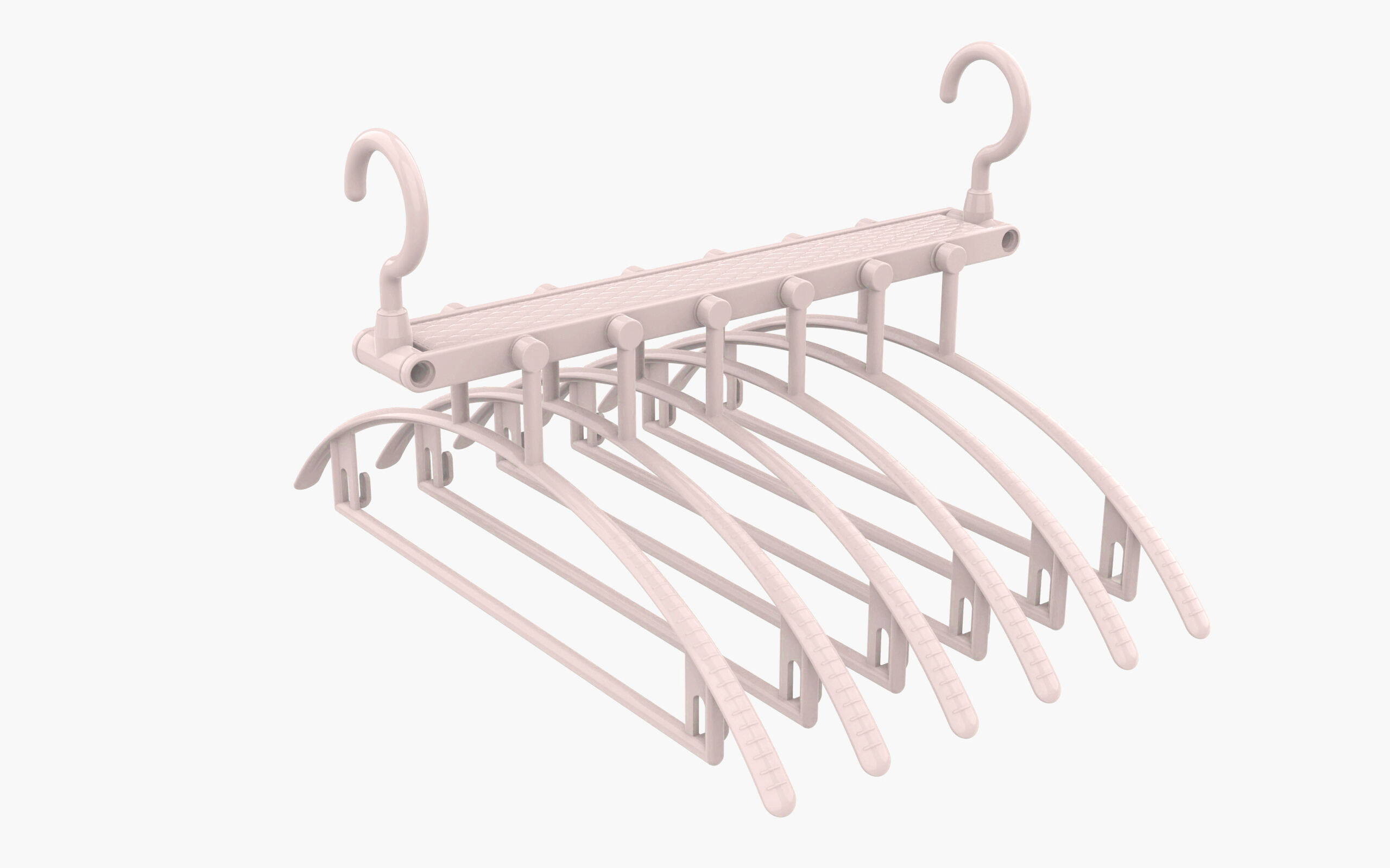 SOLELY SY888 6 Layer Big Arc clothes hanger save space details