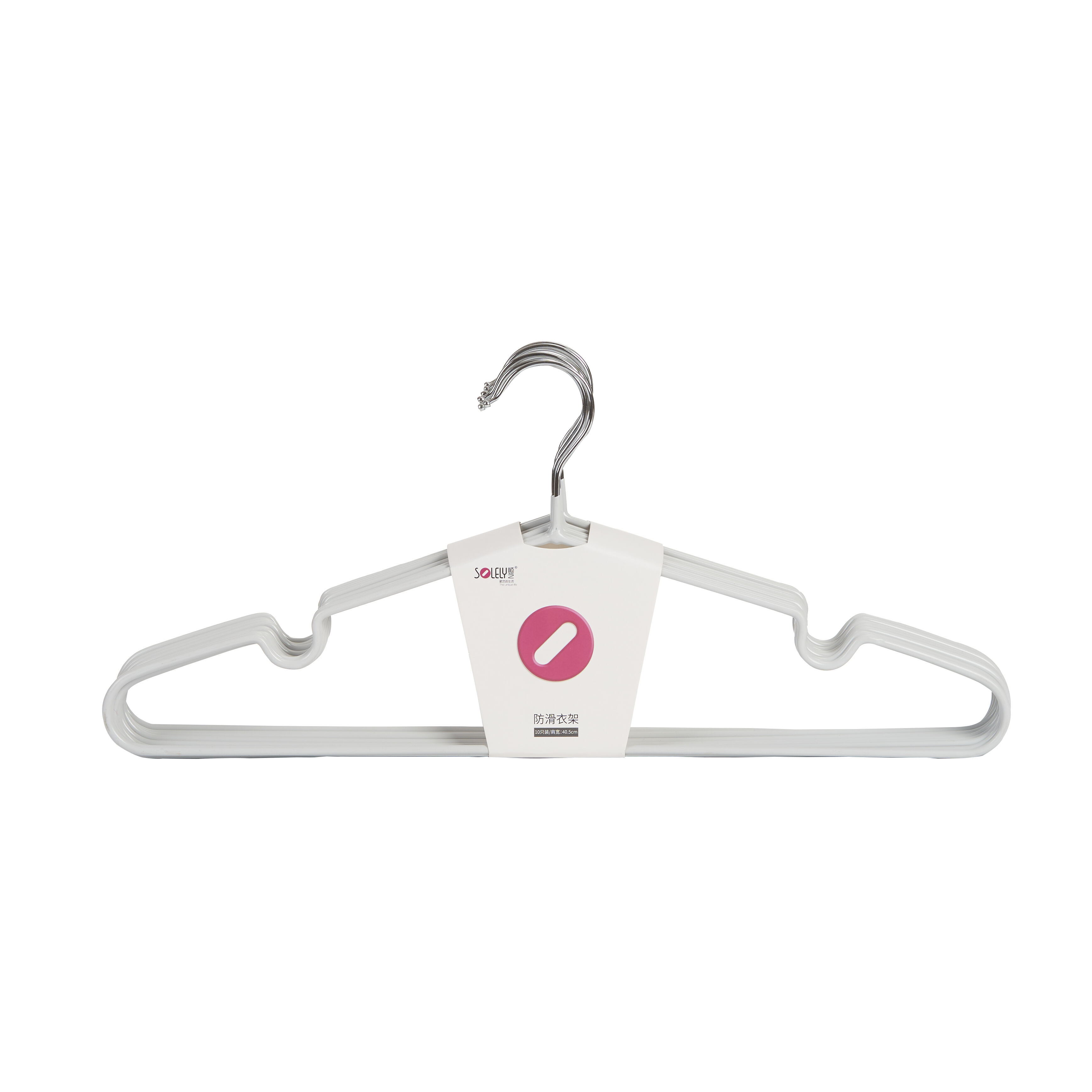 SOLELY SY3026 16"PVC Coating Skirt Hanger with Two Non-slip Notches factory