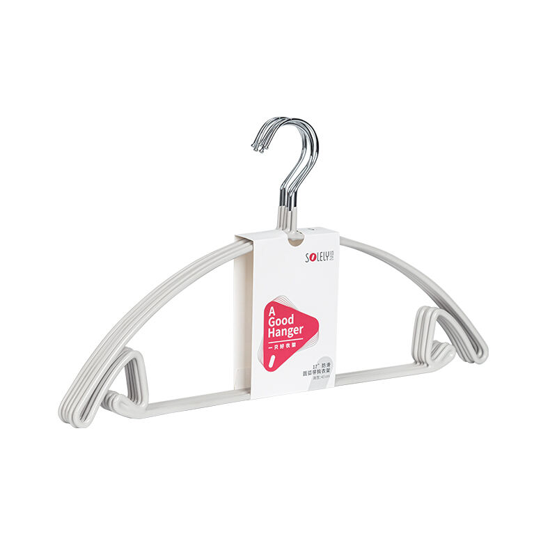 SOLELY SY187 17"Non-Slip Arc Hanger with Trouser Bar supplier