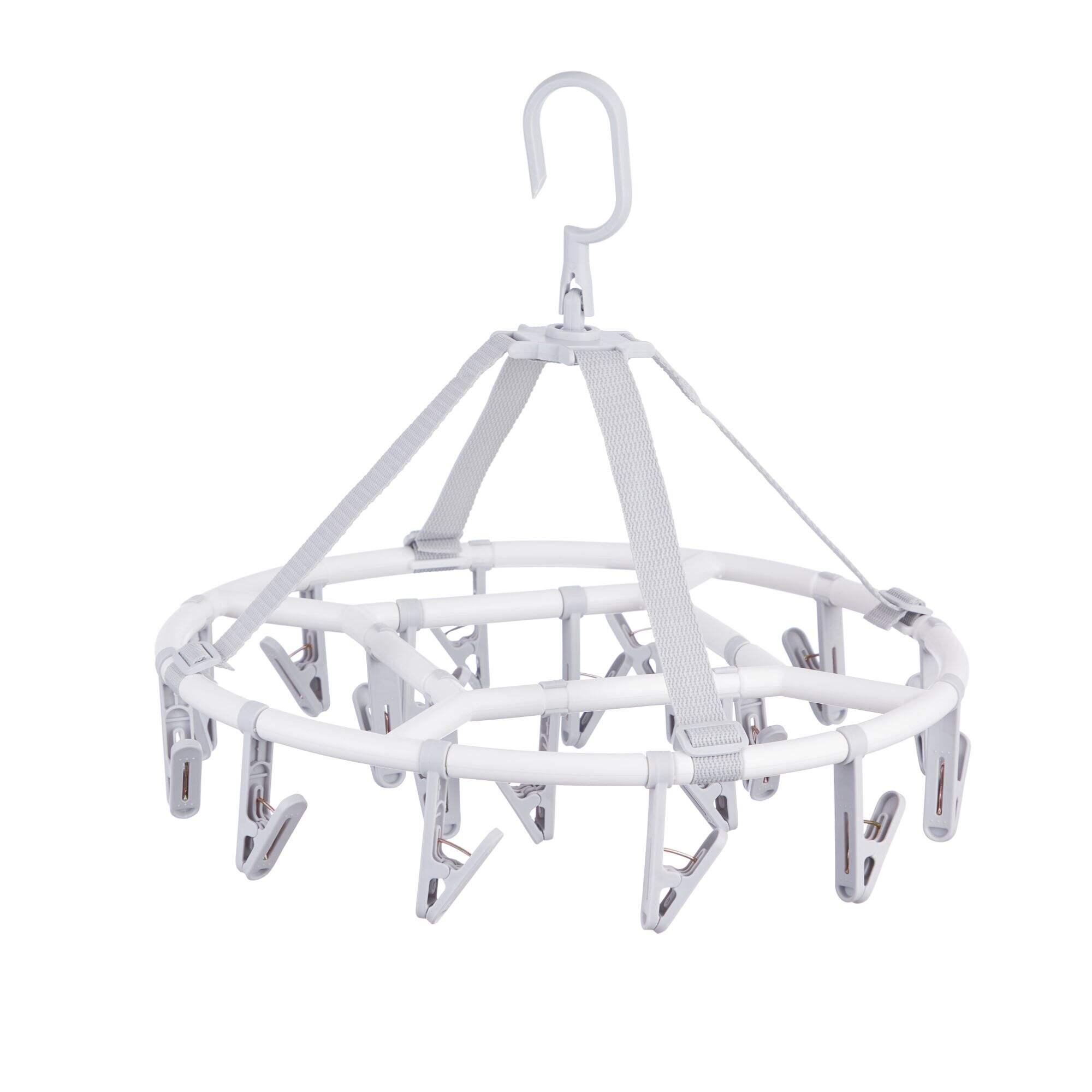 SOLELY SY582 Round Hanging Drying Rack with 20 Clips