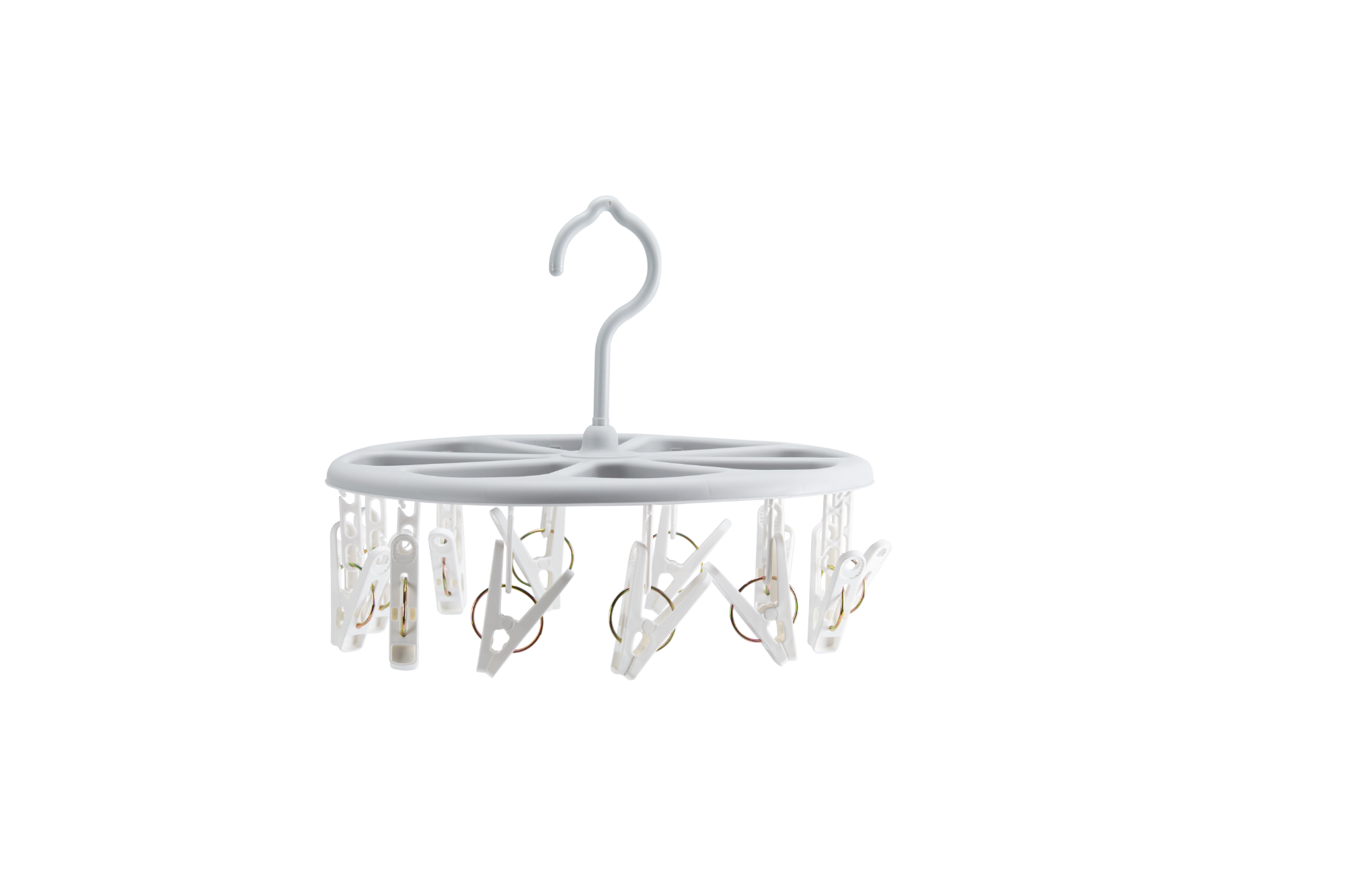 SOLELY SY598 Round  Hanging Drying Rack with 12 Clips