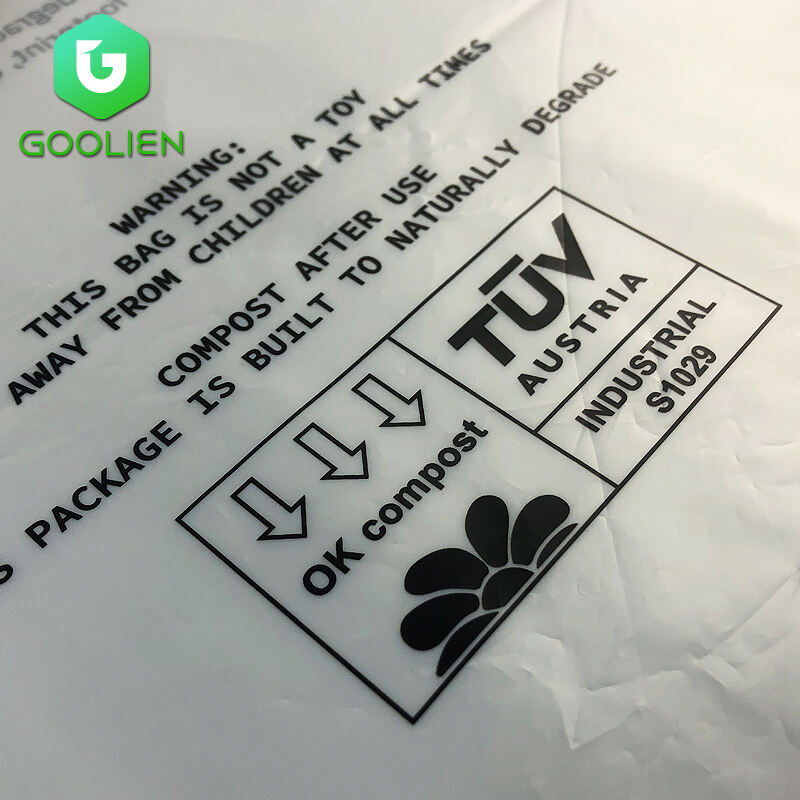 Eco friendly 100 biodegradable ziplock bags biodegradable plastic bag biodegradable zip lock bags details