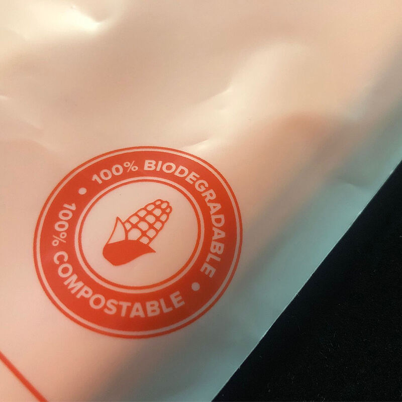 Eco friendly 100 biodegradable ziplock bags biodegradable plastic bag biodegradable zip lock bags factory