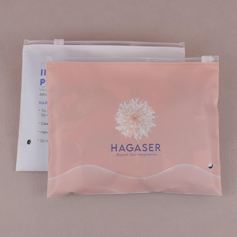 Packaging Poly Zip Lock Zipper Bag Custom Clear D2W Biodegradable Matte Frosted Resealable Plastic Package PE Clothing Packaging supplier