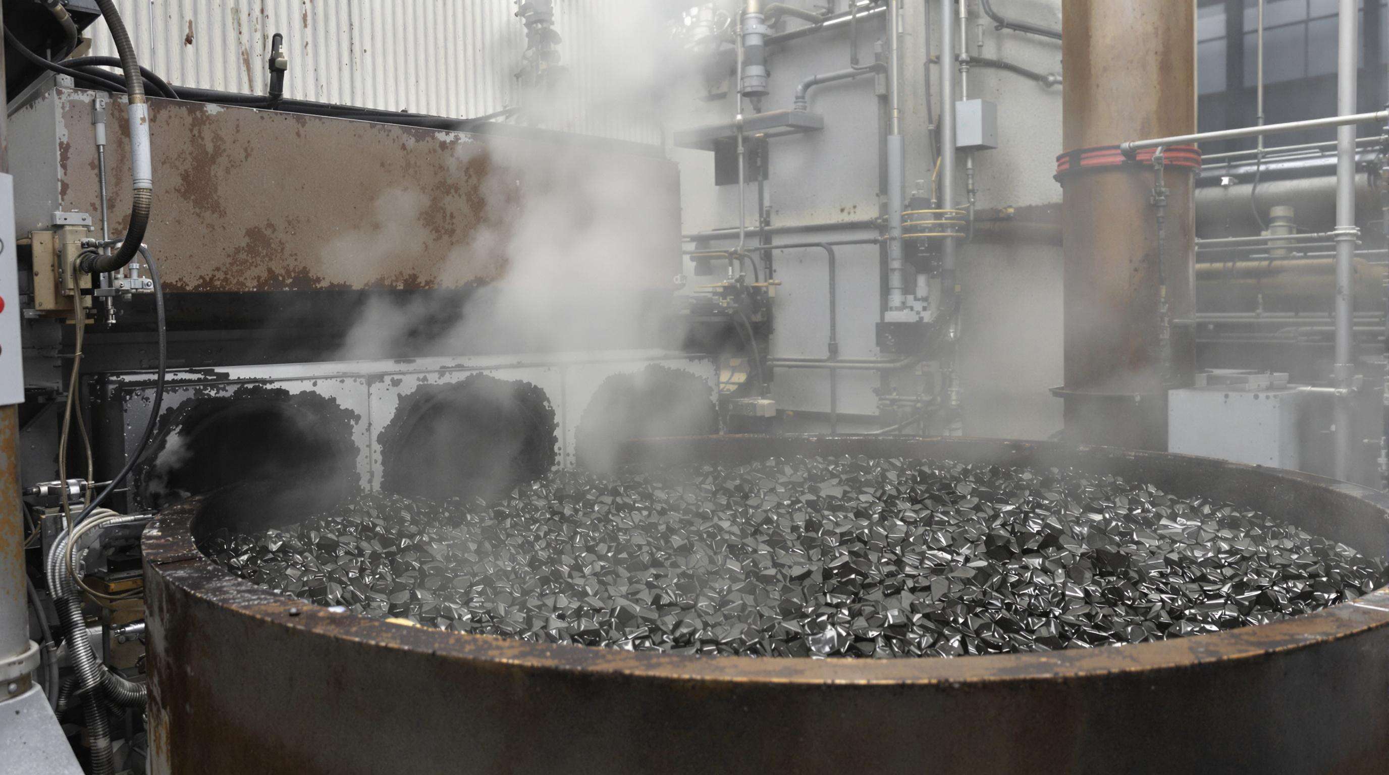 Compact cracking furnace processing oil sludge in a modern refinery setting