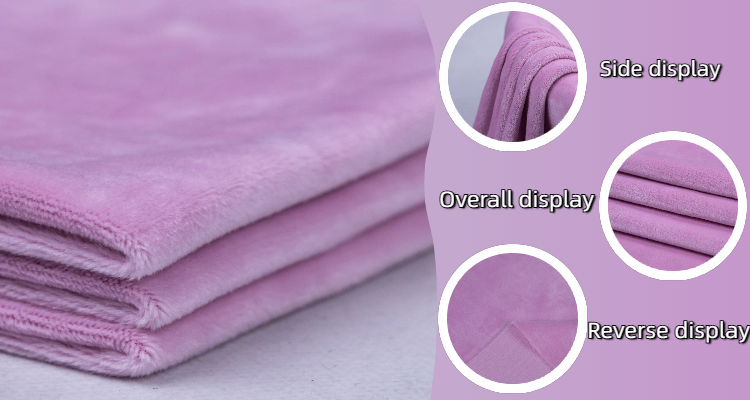 product 2024 new style factory customized wholesale knitted fabric super soft velvet fabric for garment bedding blanket-60