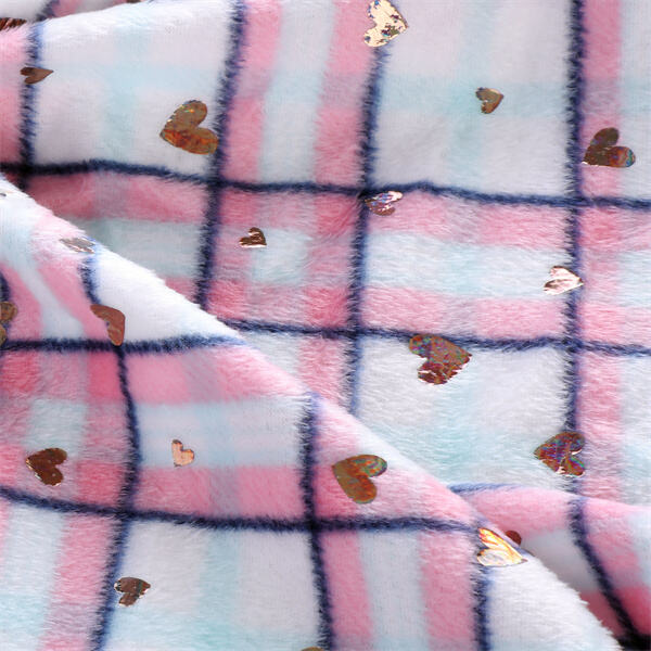 Add a Pop of Color to Your Decor with a Coral Fleece Plaid