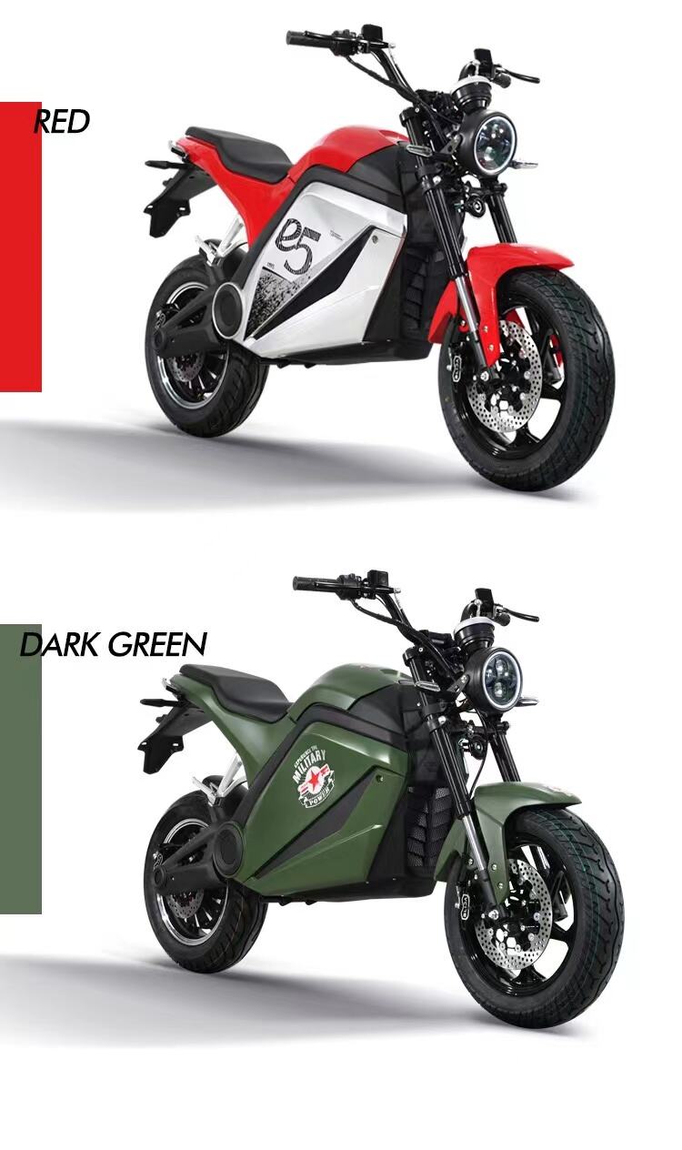 2024 High-Performance 72V Adult Electric Motorcycle 80km/h for Sports Entertainment Available for Retail Wholesale supplier