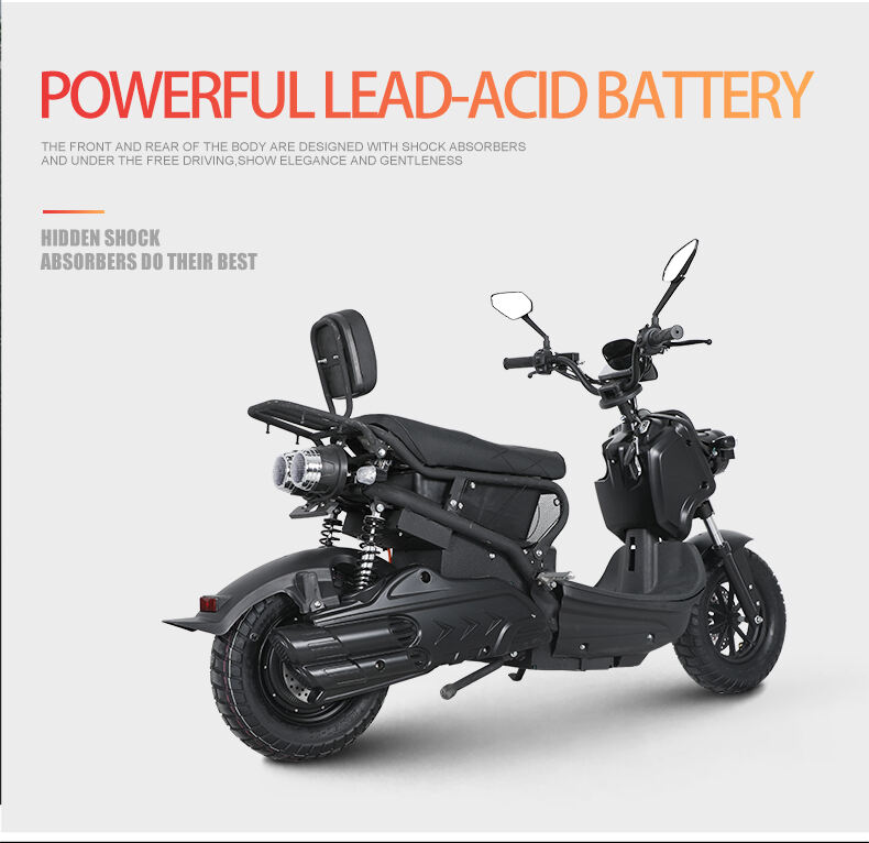 Strong body big power ZUMA Electric scooter load 200KG electric motorcycle 100KM range electric bike manufacture