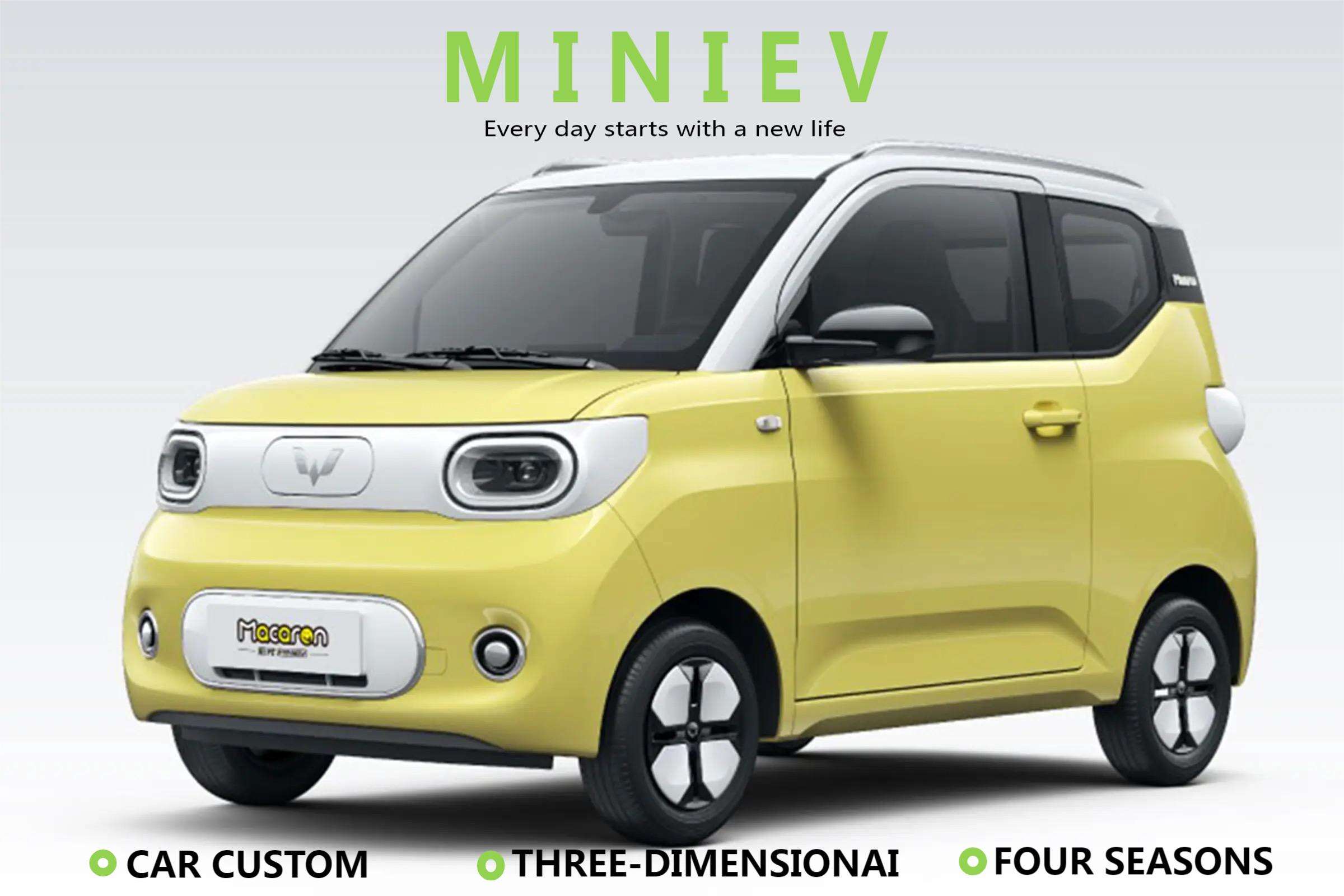 In stock Wuling Hongguang Mini ev Smart mini Electric Car Manufacturer new energy  Electric Car with Low Price for Sale details