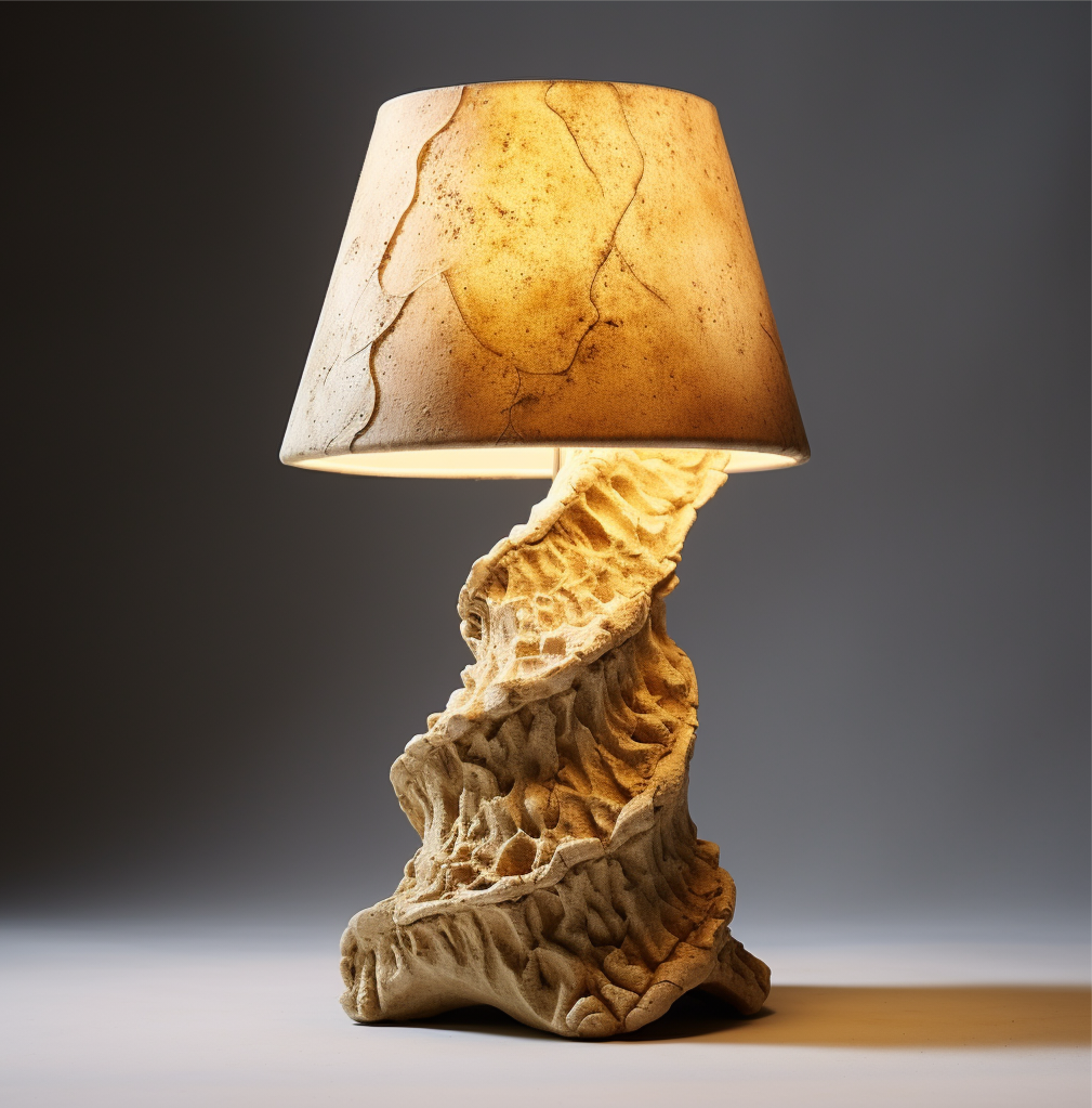 Artistic Lighting Choices: Handcrafted Pulp Lighting by Depicting the World on Paper