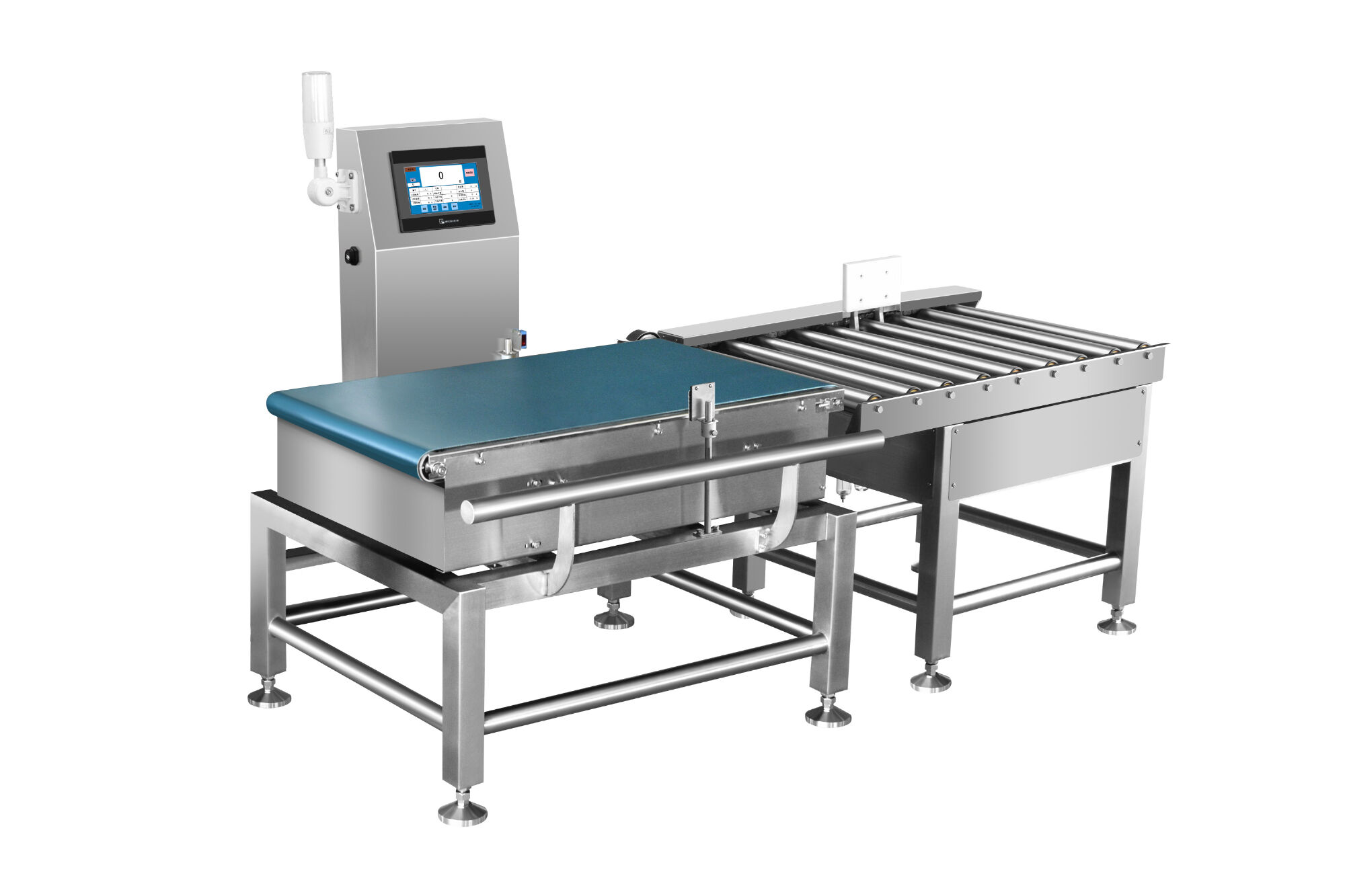 Checkweigher with roller