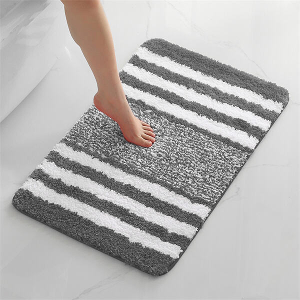 Anti-slip and absorbent, our bath mats provide safety and functionality