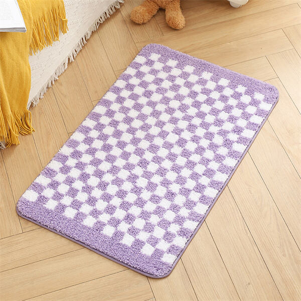 Keep your feet warm and your floors clean with bedside floor rugs