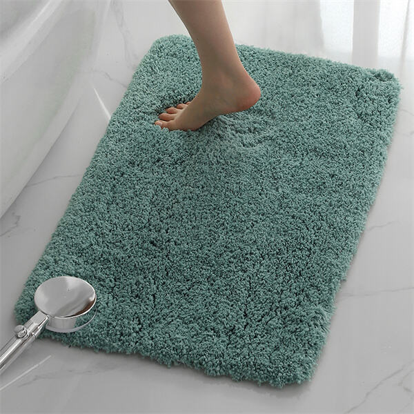 Add a Splash of Color with Our Vibrant Green Bath Mats