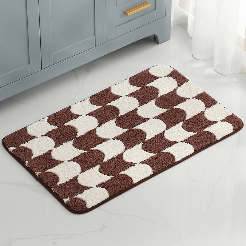 Jacquard Microfiber Washable Tufted Bath Mats（Rugs） manufacture