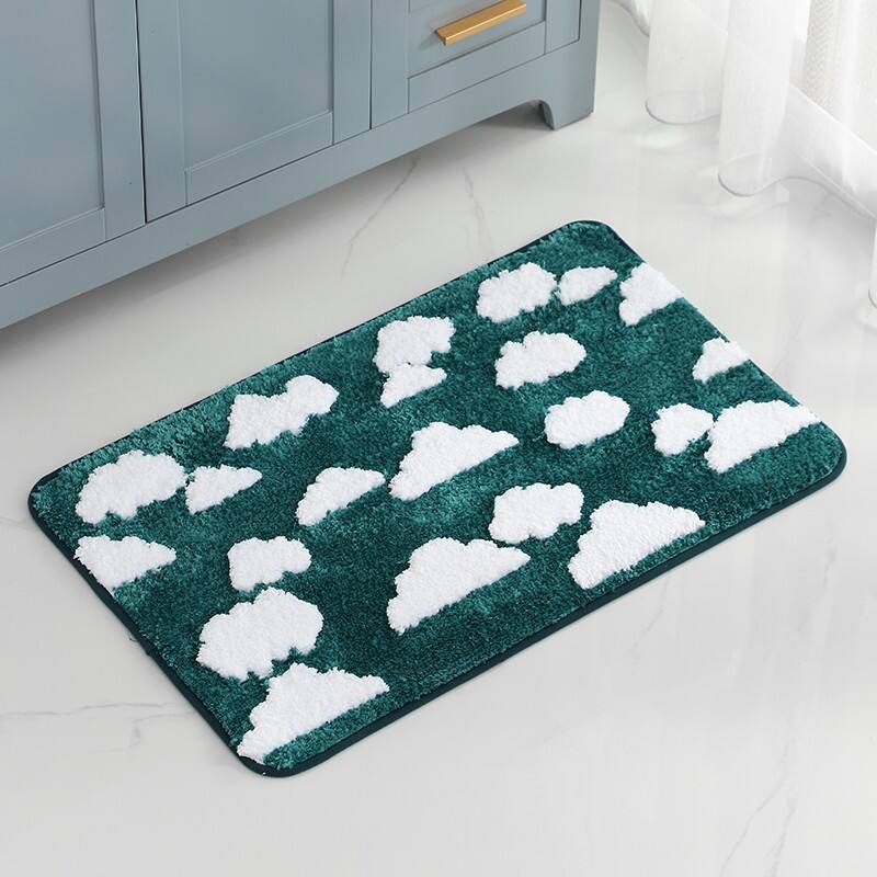 Absorbent COULD Microfiber Tufted Bath Mats（Rugs） supplier