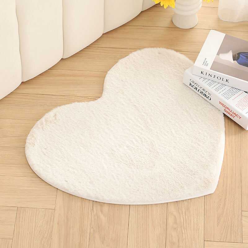 Living Room Faux Rabbit Fur Rug Floor Mats